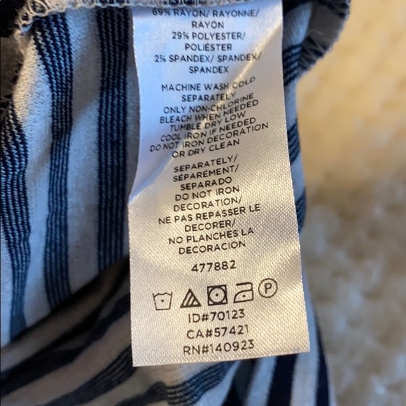 Loft Long Sleeve Shirt with Black and Gray Stipes - Picture 8 of 8